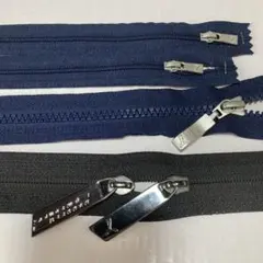 ネイビー、パーカー前開き、ポケット用、、ブラック両開きバッグファスナー　プーマ