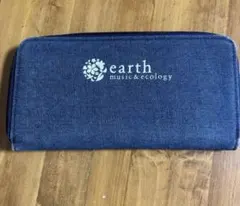 earth music&ecology デニムブルー 長財布のサムネイル