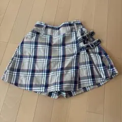 LOVE RABBY チェック柄 キュロットスカート　150cm