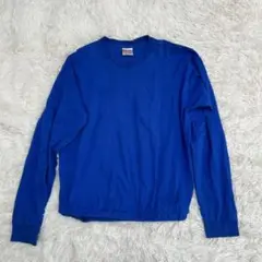 ✨ BAYSIDE ベイサイド　USA 長袖トップス　トレーナー　ブルー　XL