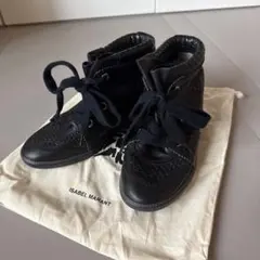Isabel Marant インヒールスニーカー ブラック - メルカリ