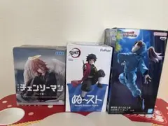 フィギュア 3点セット チェンソーマン 鬼滅の刃 忍たま乱太郎のサムネイル