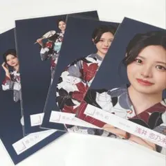 櫻坂46 生写真 浅井恋乃未 2026 浴衣 4種コンプ 美品 - メルカリ