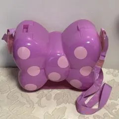 レア　ミニー　ポップコーンバケット　ミニー　リボン　パープル