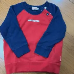 miki HOUSE トレーナー 80 赤/紺