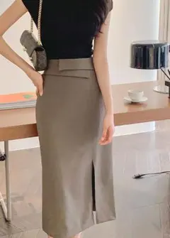 新品未使用★DHOLIC スリットロングスカート