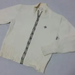 人気☆BURBERRYバーバリー 子供服ジップアップセーター f120504