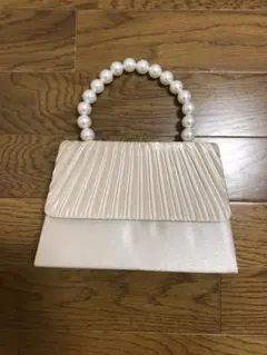 パーティーバッグ ハンドバッグ パール 結婚式 可愛い 高見え 上品 ゴールド