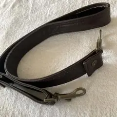 ★難あり・ハンドメイド素材　ブラウン　ショルダー ベルト　ショルダー ストラップ