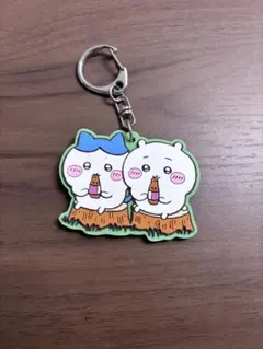 ちいかわラバーキーホルダー ガチャ ちいかわとハチワレ
