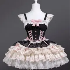 Belchic スイートハートロリータサスペンダースカート - メルカリ