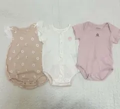 赤ちゃん本舗　petit main ロンパース　セット　70 80