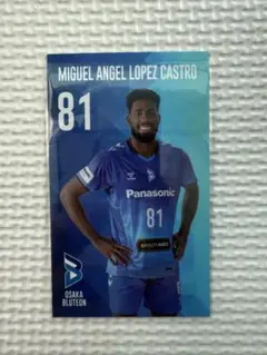ミゲル・アンヘル・ロペス・カストロ選手 2025年 背番号81