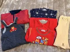 ミキハウス アウター　オーバーオール　トレーナー　冬服まとめ売り　80cm