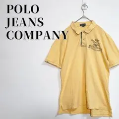 POLO JEANS COMPANY　リメイク風半袖ポロシャツ　鹿の子　刺繍ロゴのサムネイル