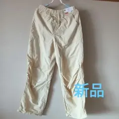 GU テックパラシュートプルオンパンツ M 黄色