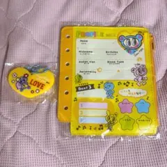 エンジェルブルー ガチャ プロフィール帳風ポーチ ミラー 2点セット