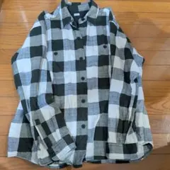 UNIQLO チェック柄 長袖シャツ L