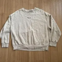 GU ベージュトレーナー　140センチ