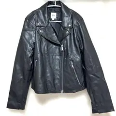 GAPレザーライダースジャケットL
