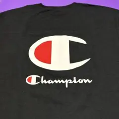ロデオクラウンズ✖️Champion コラボブラック Tシャツ七分袖