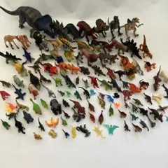 恐竜 動物 フィギュア まとめ売り 大量セット ミニフィギュア おもちゃ 中古
