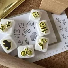 北欧はんこセット　消しゴムはんこ