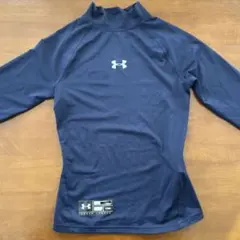 アンダーアーマー　アンダーシャツ　野球　YMD 140 ネイビー　長袖