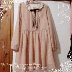 ❁小花柄ワンピース❁ダスティピンク⑅﻿*゜