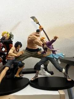 ワンピース　白ひげ　エース　マルコ　フィギュアセット
