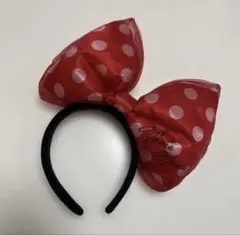 ミニーマウス リボンカチューシャ