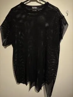BLACK COMME des GARCONS メッシュニットTシャツ