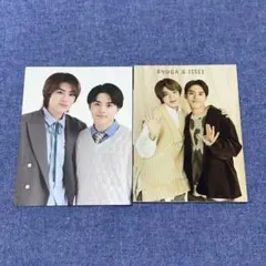 美少年 金指一世 佐藤龍我 厚紙 2枚 duet Wink up