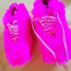 ファー素材 ピンク スニーカーUGG