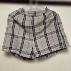 グレー系チェックショートパンツ Mサイズ