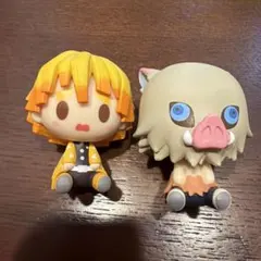 ちょこのっこ　伊之助　善逸　一番くじ　D賞　鬼滅の刃