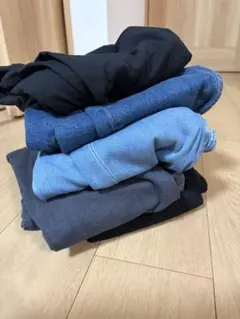 メンズ スリムパンツ M５本まとめ売り　無印グローバルワークジーユーユニクロ