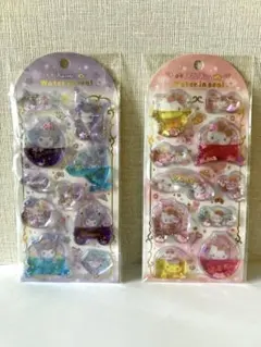 【新品未開封】サンリオ ウォーターインシール キティ&クロミ 2枚セット