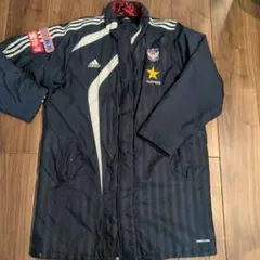 アルビレックス新潟 adidas ベンチコート Oサイズ ネイビー　支給品