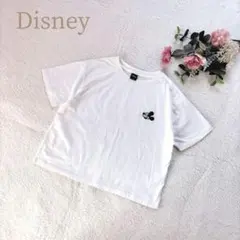 【ディズニー 】ハニーズ ミッキーマウス 刺繍 ホワイトTシャツ Sサイズ