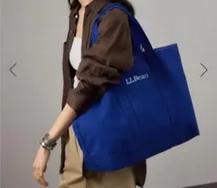 L.L.Bean for SALON 別注 グローサリートート ブルー