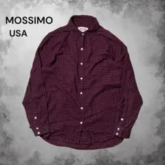 MOSSIMO 長袖 フランネルシャツ ギンガム シャドーチェック USA