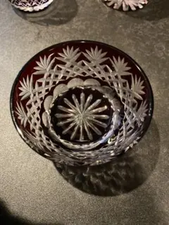 薩摩切子ガラス 3点セット 美品