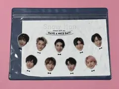 SnowMan スノーマン　顔ポーチ　カレンダー　特典　2023-2024