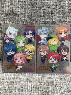 カラフルピーチ　ウエハースカード　デフォルト　全員集合　２枚セット