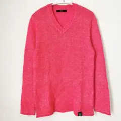 AZUL by moussy アズールバイマウジー　ニット　セーター　ピンク　S