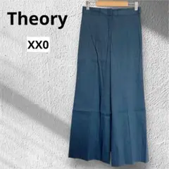 美品✨ Theory セオリー TERENA SL ワイド パンツ リネン混