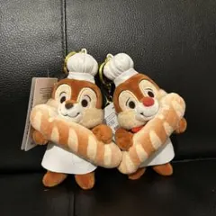 ディズニーランド ぬいぐるみバッジ チップ デール 43周年 パルパル