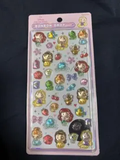 正規品 ディズニーボンボンドロップシール プリンセス