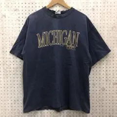 USA製 90s 古着 SANTEE ミシガン大学 NCAA カレッジTシャツ